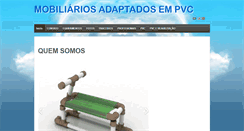 Desktop Screenshot of mobiliariosadaptadospvc.com.br